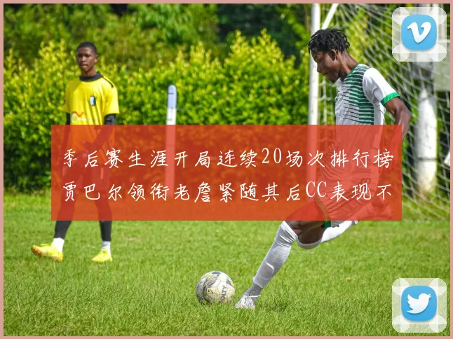 季后赛生涯开局连续20场次排行榜贾巴尔领衔老詹紧随其后CC表现不俗